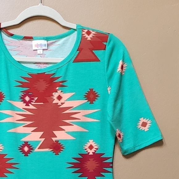 LuLaRoe Julia dress in southwestern pattern - Picture 2 of 5